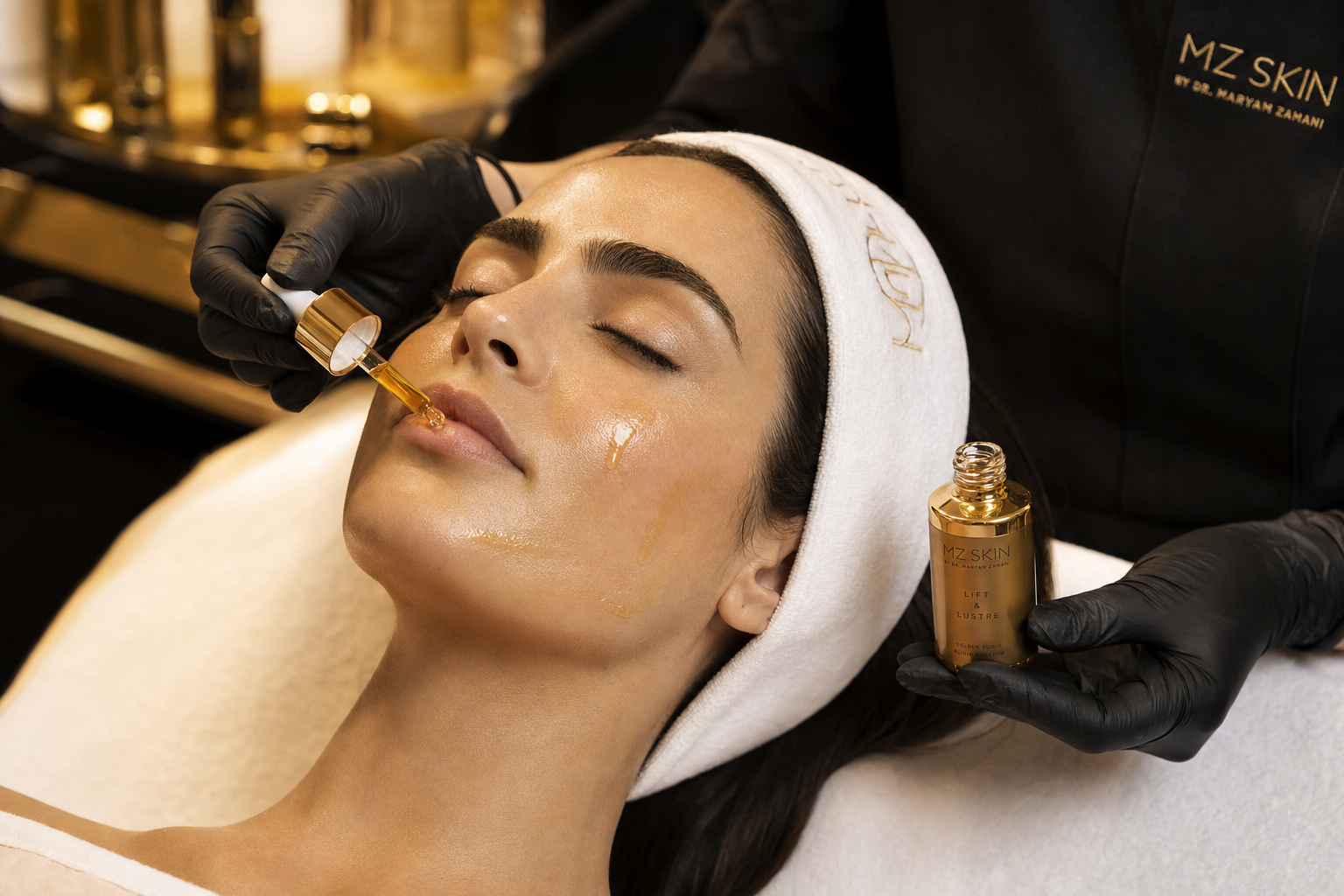 HydraFacial with cupping treatment at Tu Es Belle Spa Houston