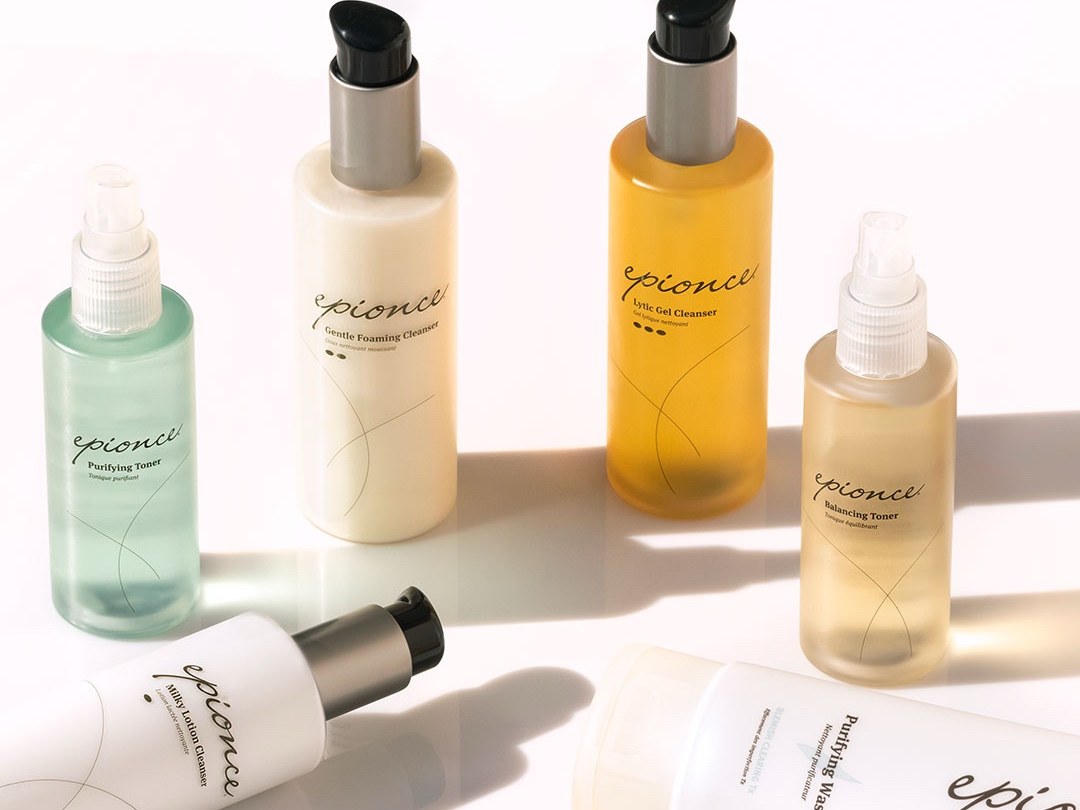 Epionce medical-grade skincare cleansers and toners at Tu Es Belle Spa Houston