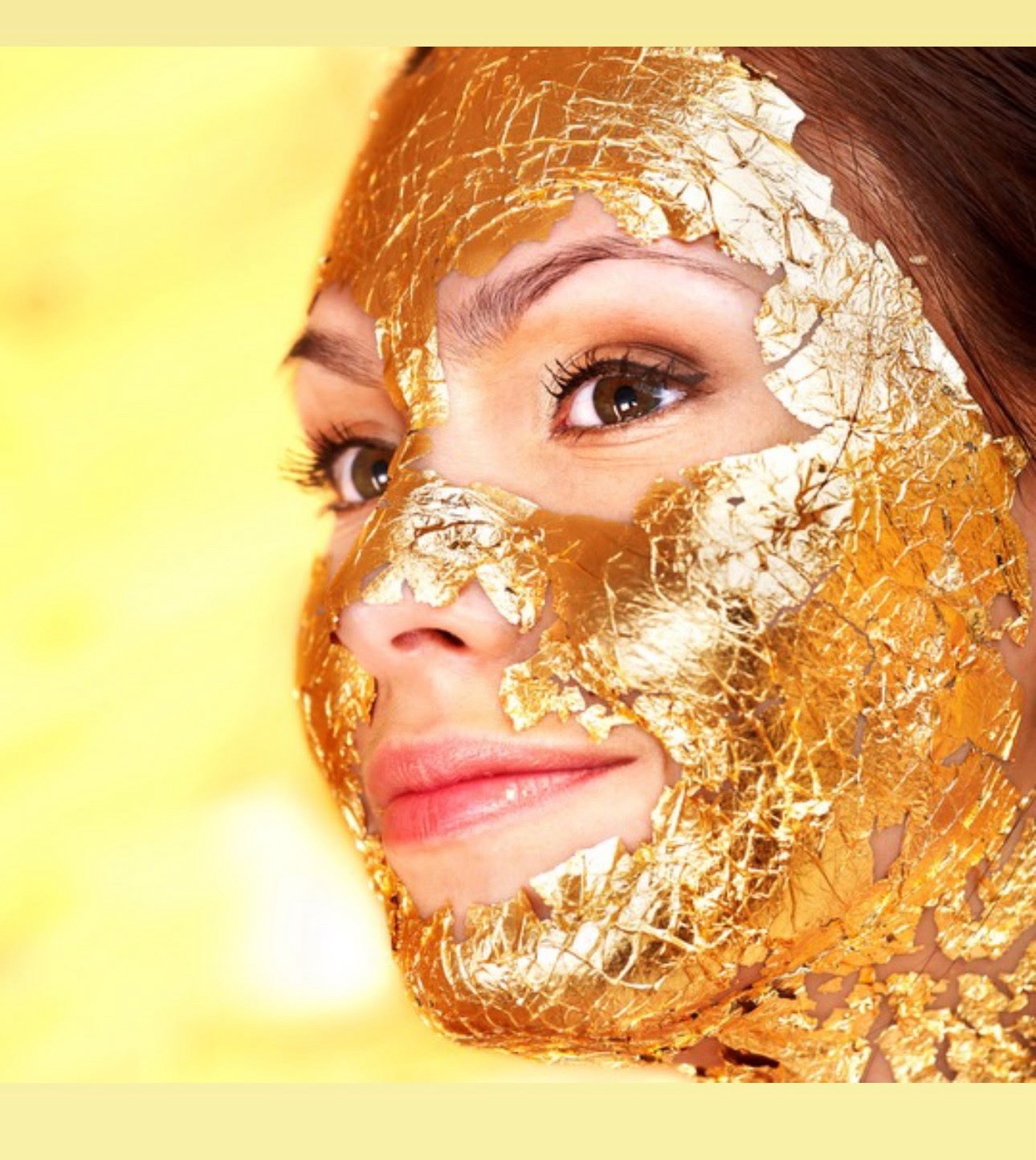 Gold facial with hot stones at Tu Es Belle Spa Houston