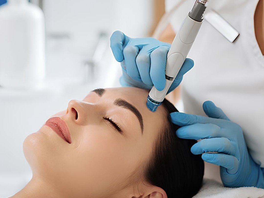 Hydrafacial with cupping treatment at Tu Es Belle Spa Houston